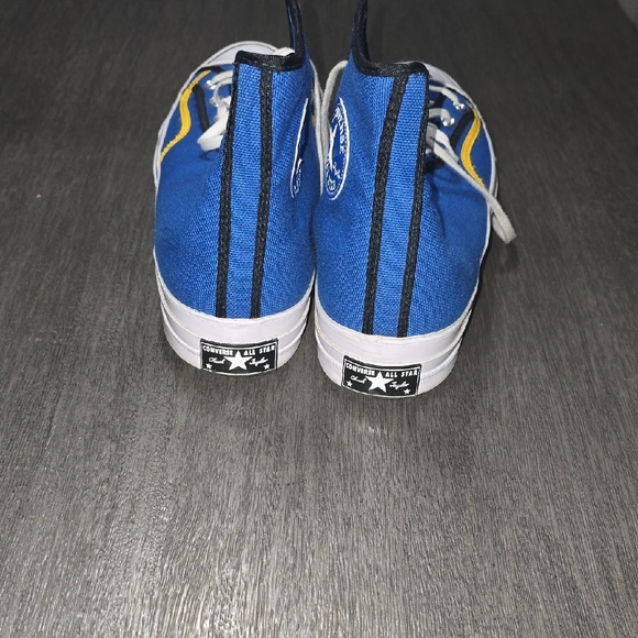 Converse Blue and White High-Top Sneakers - Picture 4 of 4